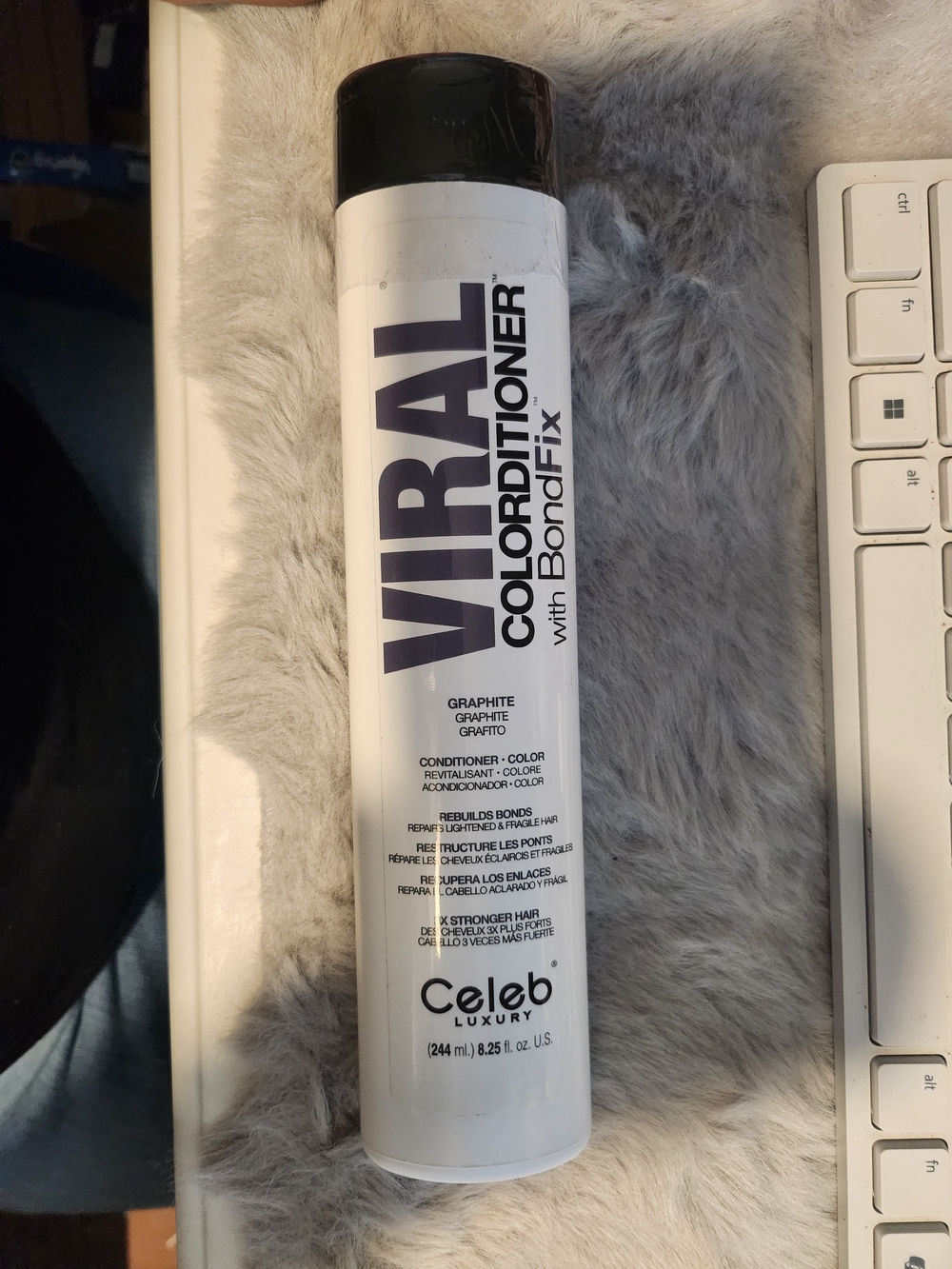 Viral Coloritioner with BondFix - Graphite (Black)